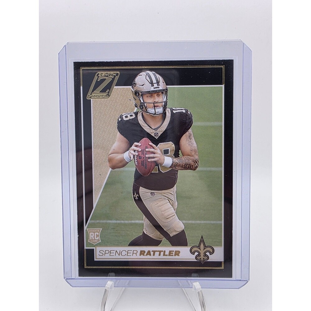 Spencer Rattler 2024 Panini Zenith #189 RC New Orleans Saints Football Card